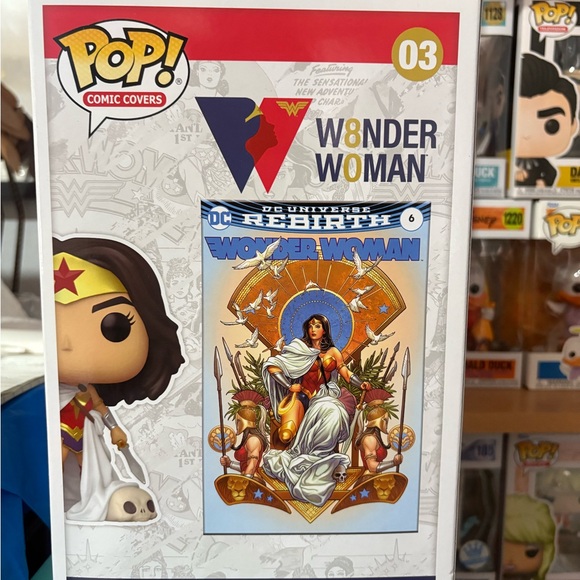 Funko Wonder Woman Amazon Exclusive Figure / comic cover line - Picture 4 of 8